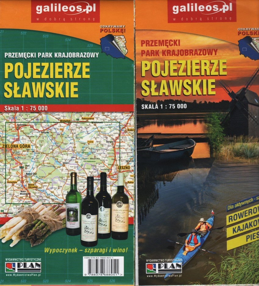Mapa turystyczna „Pojezierze Sławskie. Przemęcki Park Krajobrazowy” – druga odsłona