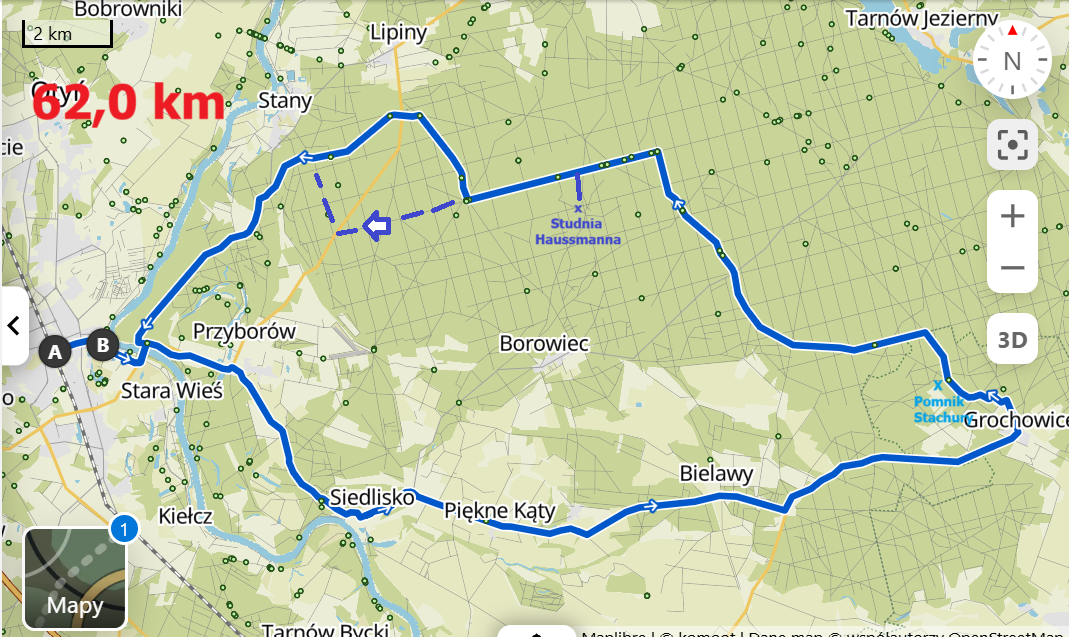 I rajd rowerowy Miejskiej Biblioteki Publicznej w Nowej Soli „Siekierezada. Śladami Edwarda Stachury”